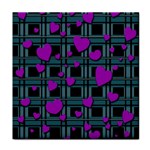Purple love Tile Coasters