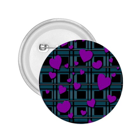 Purple love 2.25  Buttons from ArtsNow.com Front