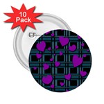 Purple love 2.25  Buttons (10 pack) 