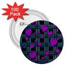 Purple love 2.25  Buttons (100 pack) 