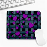 Purple love Large Mousepads