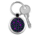 Purple love Key Chains (Round) 