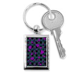 Purple love Key Chains (Rectangle) 