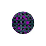 Purple love Golf Ball Marker