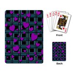 Purple love Playing Card