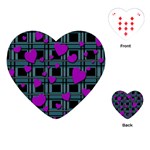 Purple love Playing Cards (Heart) 