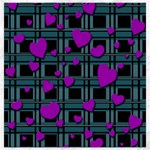 Purple love Canvas 16  x 16  