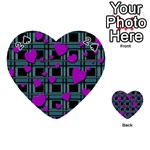 Purple love Playing Cards 54 (Heart) 