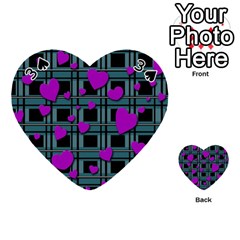 Purple love Playing Cards 54 (Heart)  from ArtsNow.com Front - Spade3