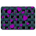 Purple love Large Doormat 