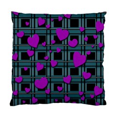 Purple love Standard Cushion Case (Two Sides) from ArtsNow.com Front