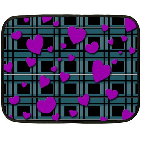 Purple love Fleece Blanket (Mini) from ArtsNow.com 35 x27  Blanket