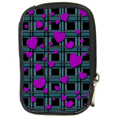 Purple love Compact Camera Cases from ArtsNow.com Front