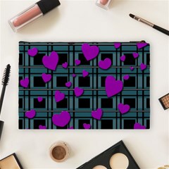 Purple love Cosmetic Bag (Large)  from ArtsNow.com Back