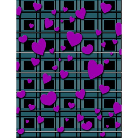 Purple love Large Memo Pads from ArtsNow.com 4.125 x5.5  Memopad