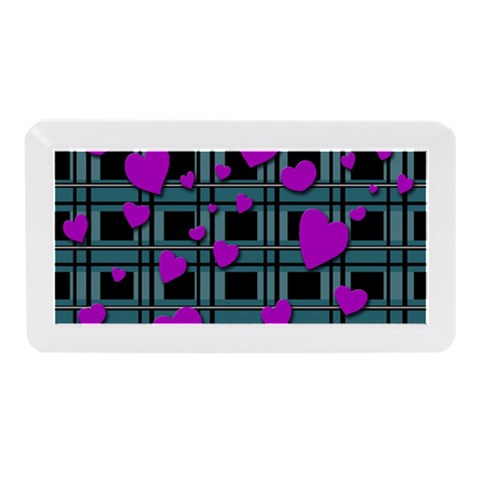 Purple love Memory Card Reader (Mini) from ArtsNow.com Front