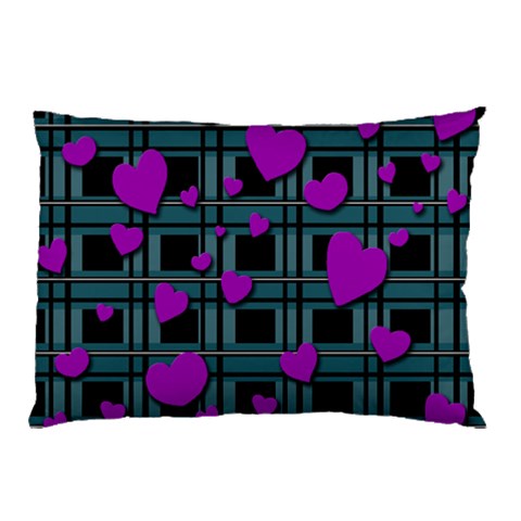 Purple love Pillow Case (Two Sides) from ArtsNow.com Front