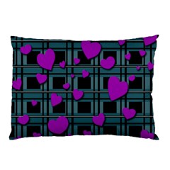 Purple love Pillow Case (Two Sides) from ArtsNow.com Back