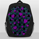 Purple love Backpack Bag