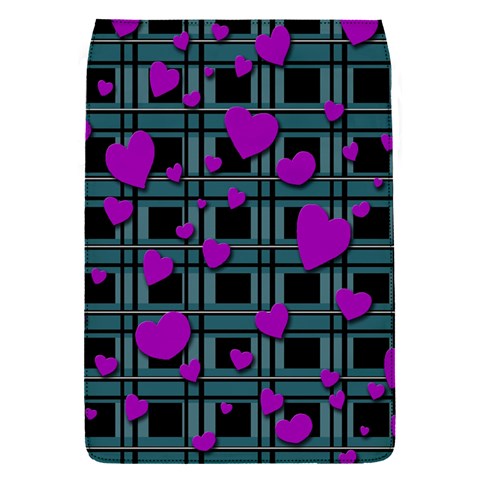 Purple love Flap Covers (S)  from ArtsNow.com Front