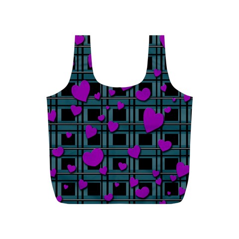 Purple love Full Print Recycle Bags (S)  from ArtsNow.com Front