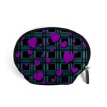 Purple love Accessory Pouches (Small) 