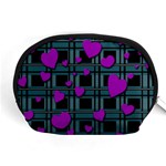 Purple love Accessory Pouches (Medium) 