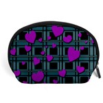 Purple love Accessory Pouches (Large) 