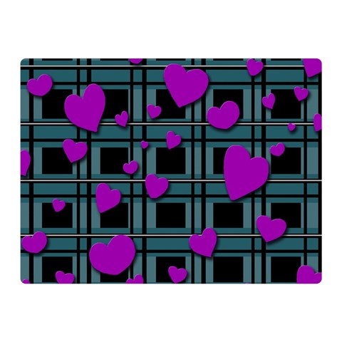Purple love Double Sided Flano Blanket (Mini)  from ArtsNow.com 35 x27  Blanket Front
