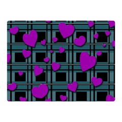 Purple love Double Sided Flano Blanket (Mini)  from ArtsNow.com 35 x27  Blanket Front