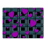 Purple love Double Sided Flano Blanket (Mini) 