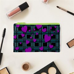 Purple love Cosmetic Bag (XS) from ArtsNow.com Front