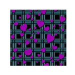 Purple love Small Satin Scarf (Square)