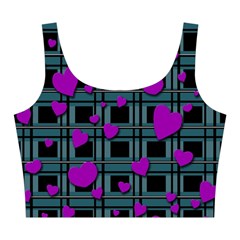 Purple love Midi Sleeveless Dress from ArtsNow.com Top Back