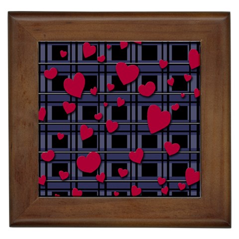 Decorative love Framed Tiles from ArtsNow.com Front