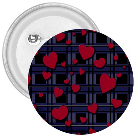 Decorative love 3  Buttons from ArtsNow.com Front