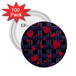 Decorative love 2.25  Buttons (100 pack) 
