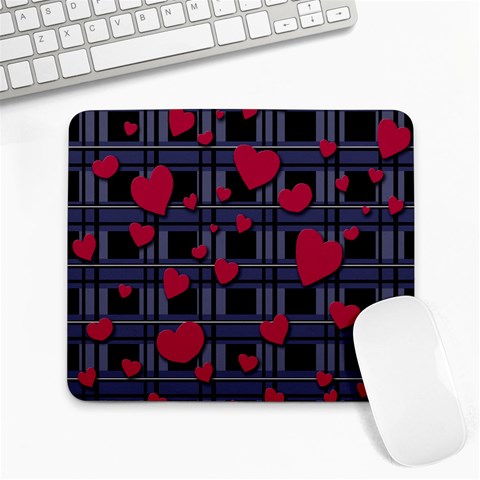 Decorative love Large Mousepads from ArtsNow.com Front