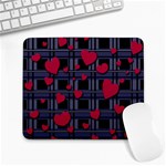 Decorative love Large Mousepads