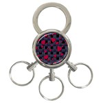 Decorative love 3-Ring Key Chains