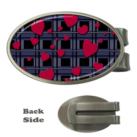 Decorative love Money Clips (Oval)  from ArtsNow.com Front