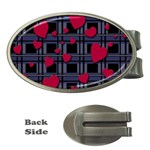 Decorative love Money Clips (Oval) 