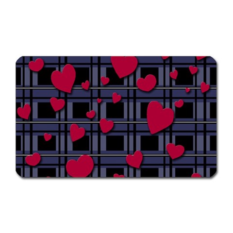 Decorative love Magnet (Rectangular) from ArtsNow.com Front