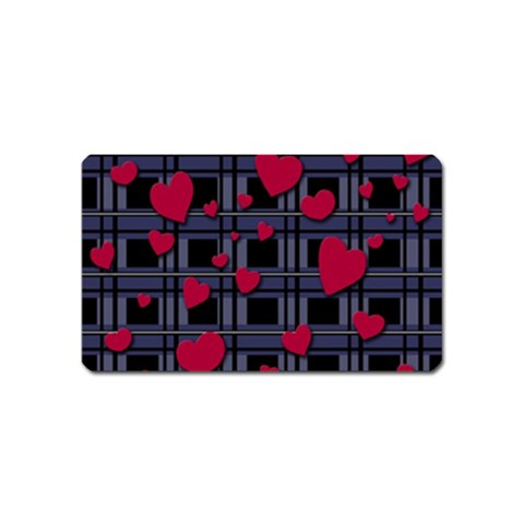 Decorative love Magnet (Name Card) from ArtsNow.com Front