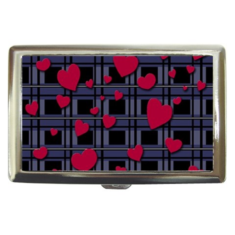 Decorative love Cigarette Money Cases from ArtsNow.com Front
