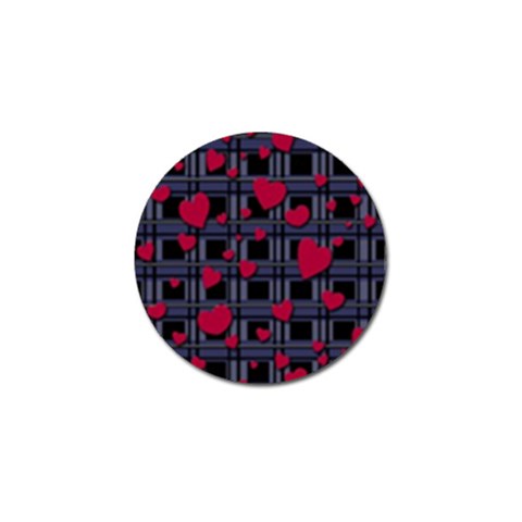 Decorative love Golf Ball Marker from ArtsNow.com Front
