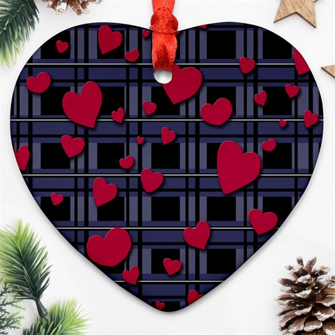 Decorative love Heart Ornament (2 Sides) from ArtsNow.com Front