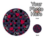 Decorative love Playing Cards 54 (Round) 