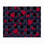 Decorative love Small Glasses Cloth (2-Side)