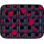 Decorative love Fleece Blanket (Mini)